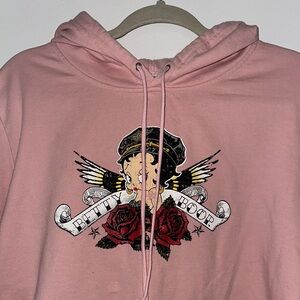 Pink Betty Boop Hoodie size  XL